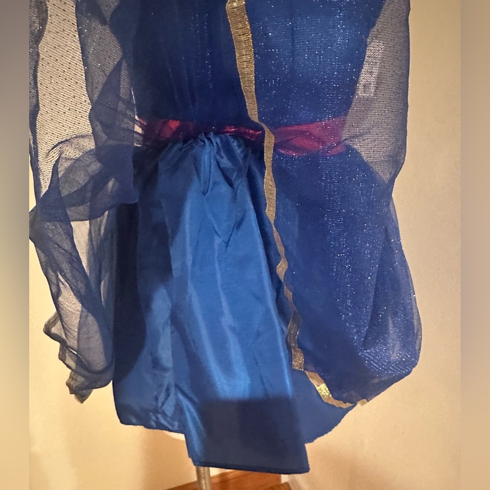 RUBIES 2 Piece set Starry Heroine Costume Blue,Red,Gold Girls Costume Sz M 8-10 - Picture 4 of 11